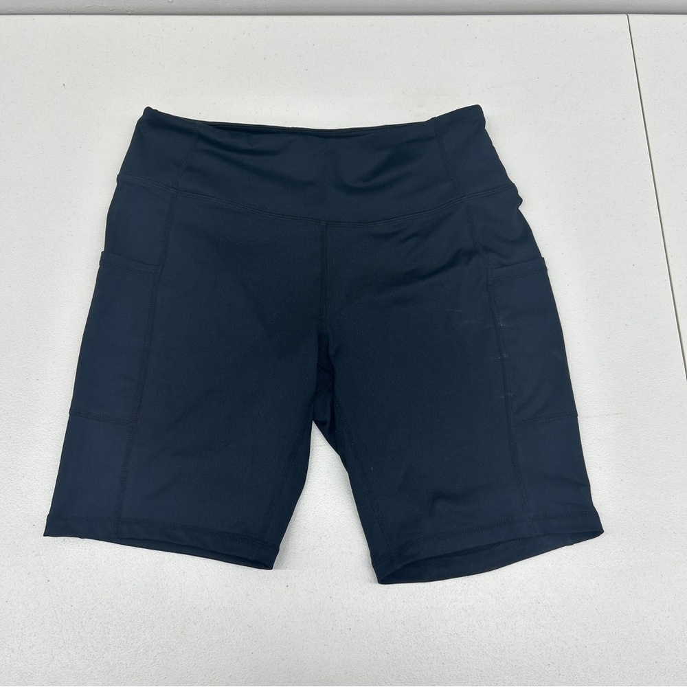 Baleaf Black Bike Shorts with Stretchy Fabric and Wide Waistband